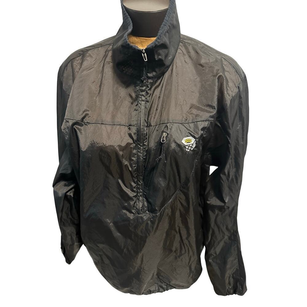 Mountain Hardwear Women’s Medium Black Full ZIP Light Rainjacket